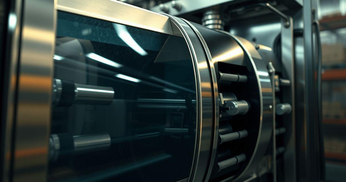 Máquina de Metalização Elétrica em Destaque