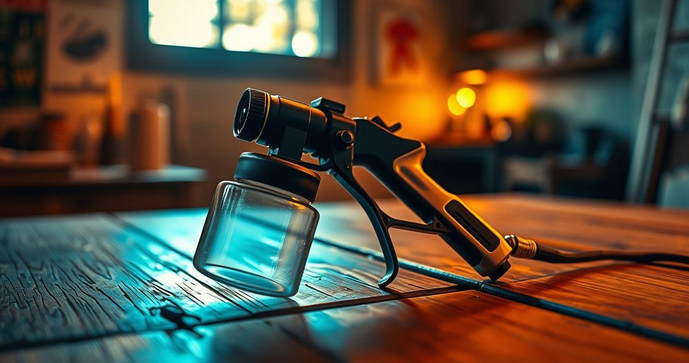 Pistola de pintura pulverizadora: como escolher a ideal para seus projetos
