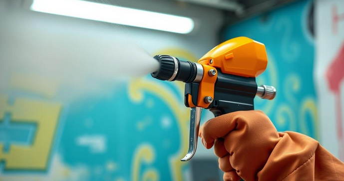 Pistola de pintura alta pressão é a escolha ideal para acabamentos profissionais e eficiência na pintura.