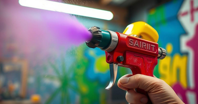 Pistola de pintura pulverizadora é a solução ideal para acabamentos perfeitos em seus projetos de pintura