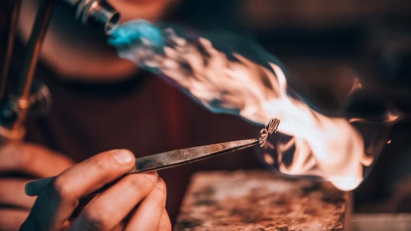 Bico 1/8 Chama a Gás para Metalização